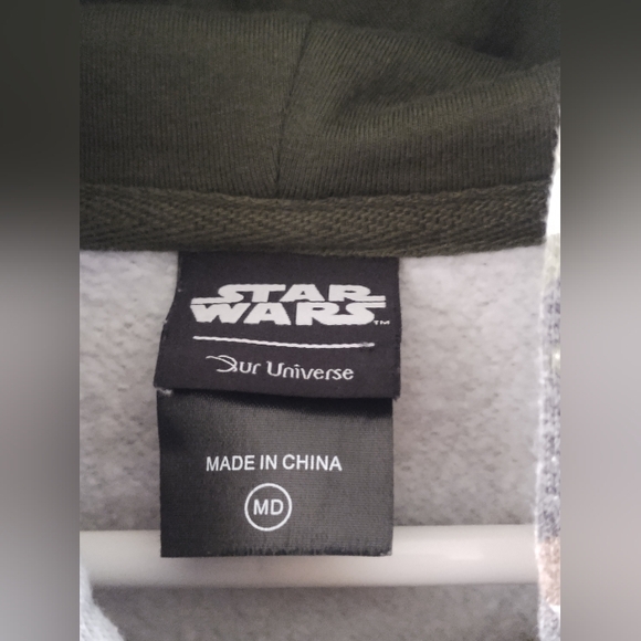 Star Wars Our Universe Mandalorian Camo Hoodies Sweatshirt Unisex Green Medium - Picture 5 of 7